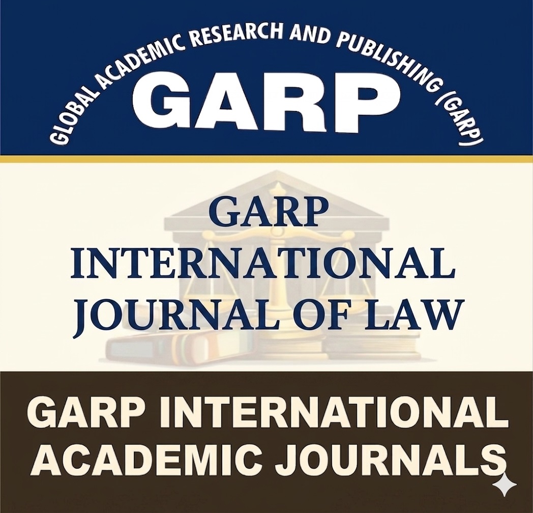 					View Vol. 1 No. 1 (2026): GARP International Journal of Law
				
